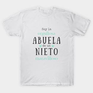 Soy la orgullosa abuela de un nieto maravilloso T-Shirt